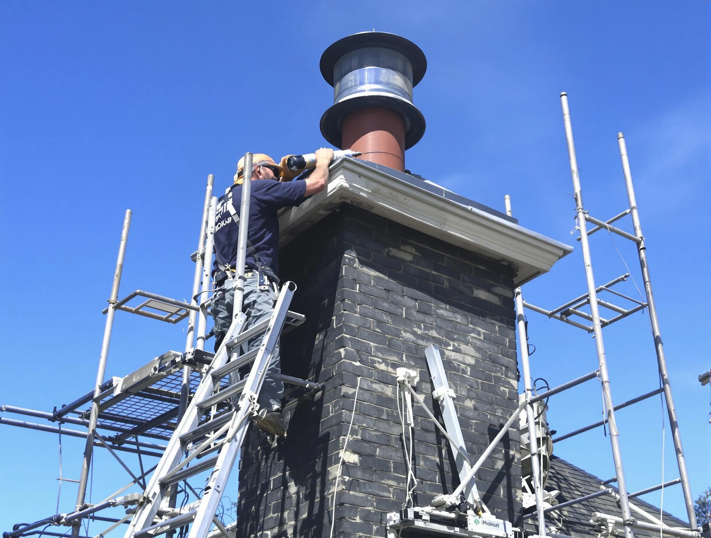 Sturdy chimney crown finished by Mapleton Chimney Sweep in Mapleton, UT
