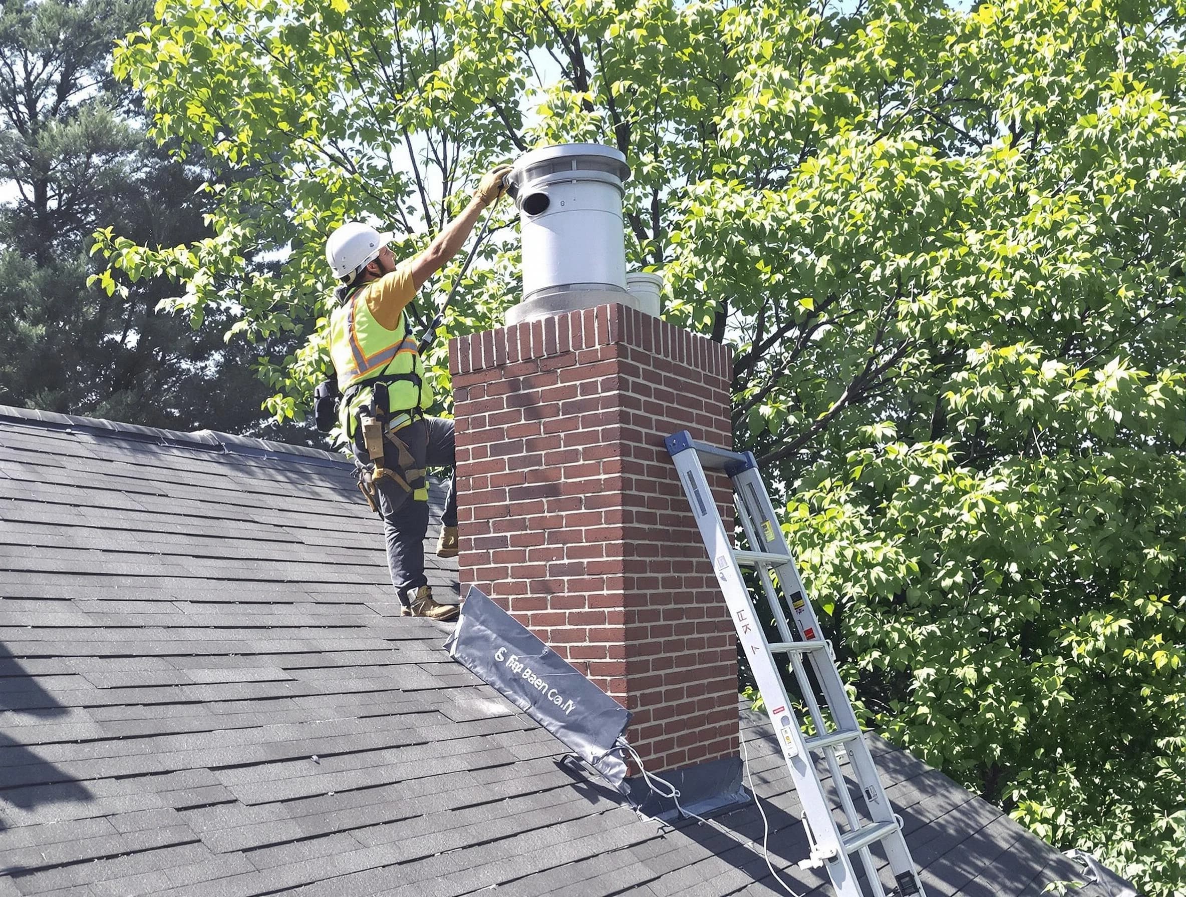 Chimney liner inspection by Mapleton Chimney Sweep in Mapleton, UT