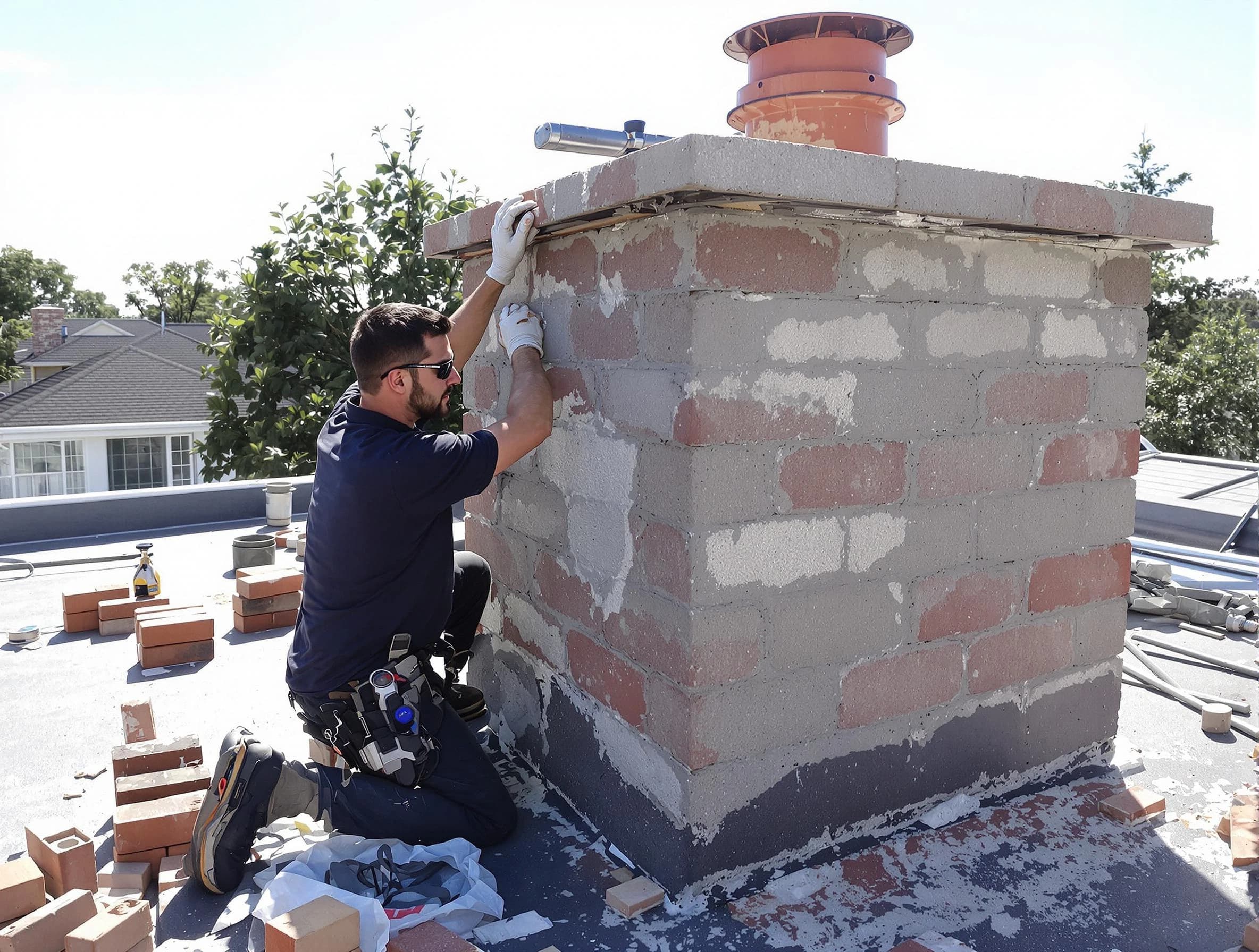 Advanced chimney repair process by Mapleton Chimney Sweep in Mapleton, UT