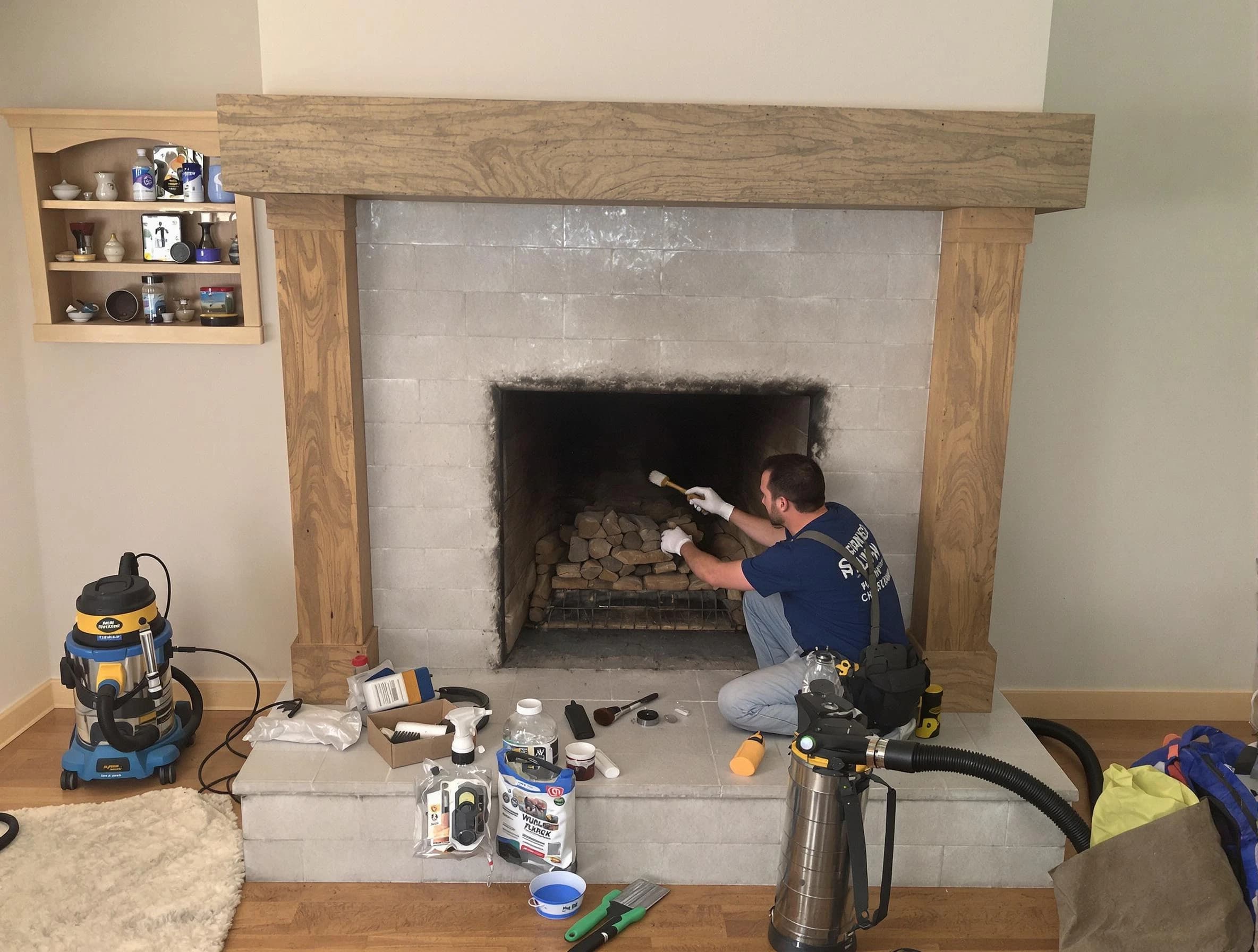 Detailed creosote removal process by Mapleton Chimney Sweep in Mapleton, UT