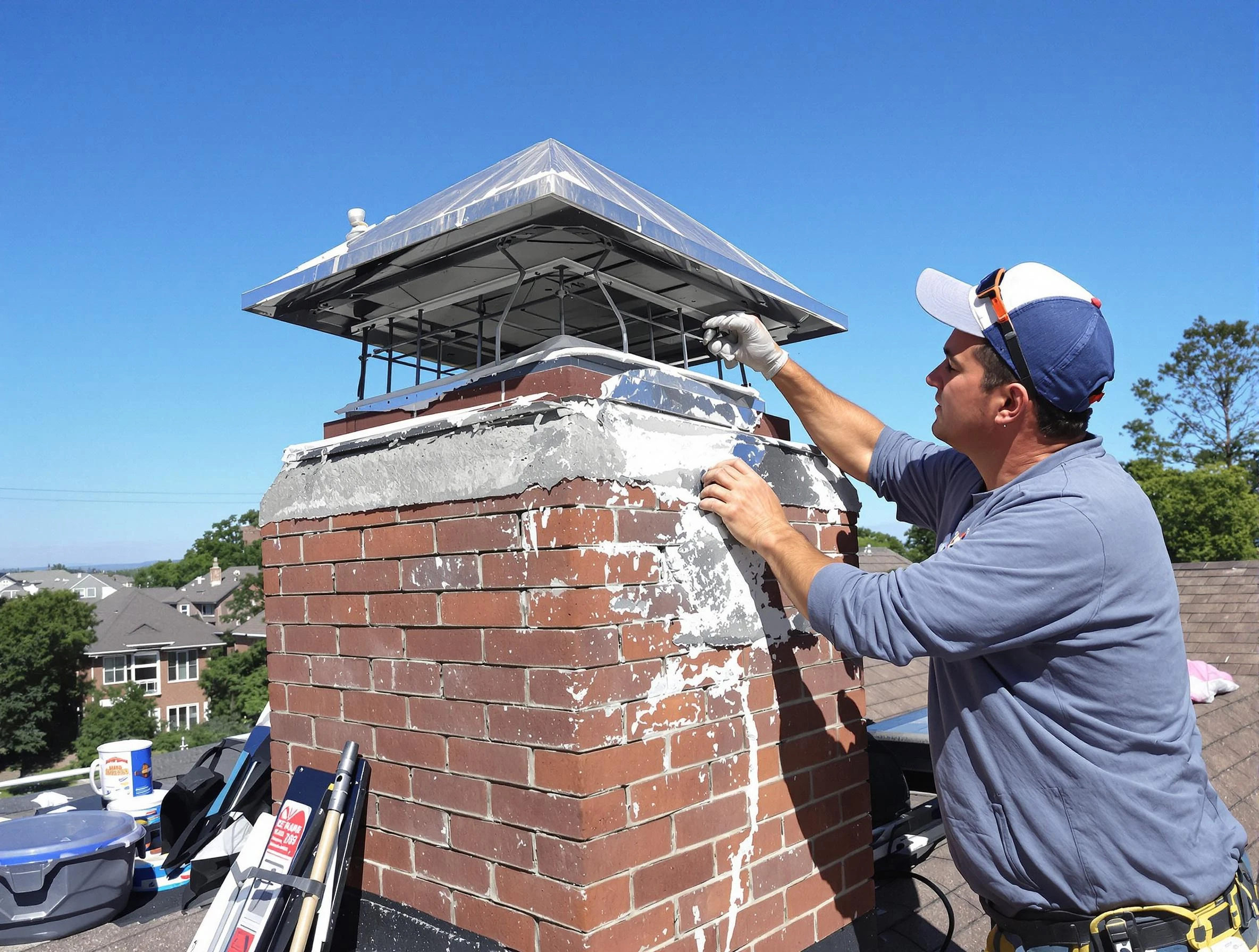 Chimney Crown Services in Mapleton