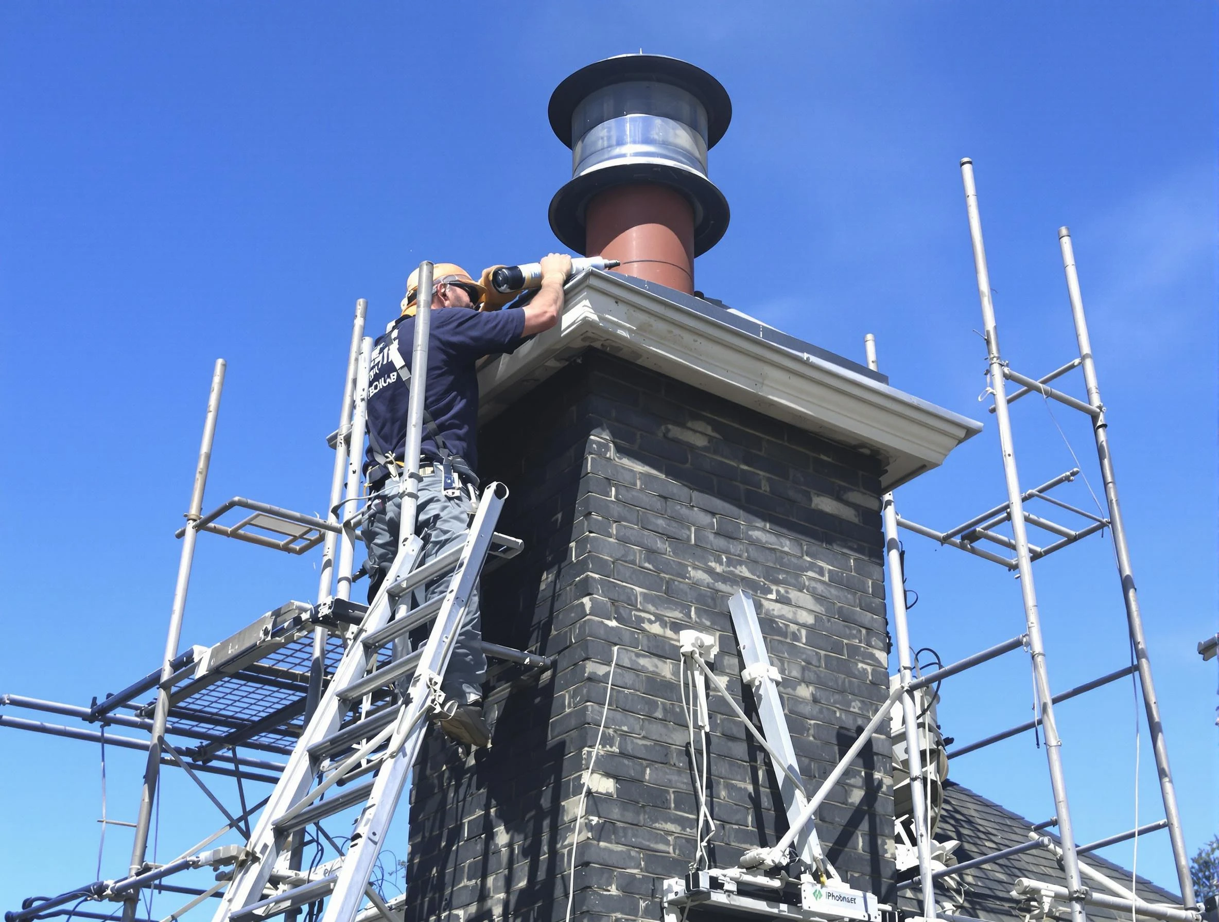 Sturdy chimney crown finished by Mapleton Chimney Sweep in Mapleton, UT