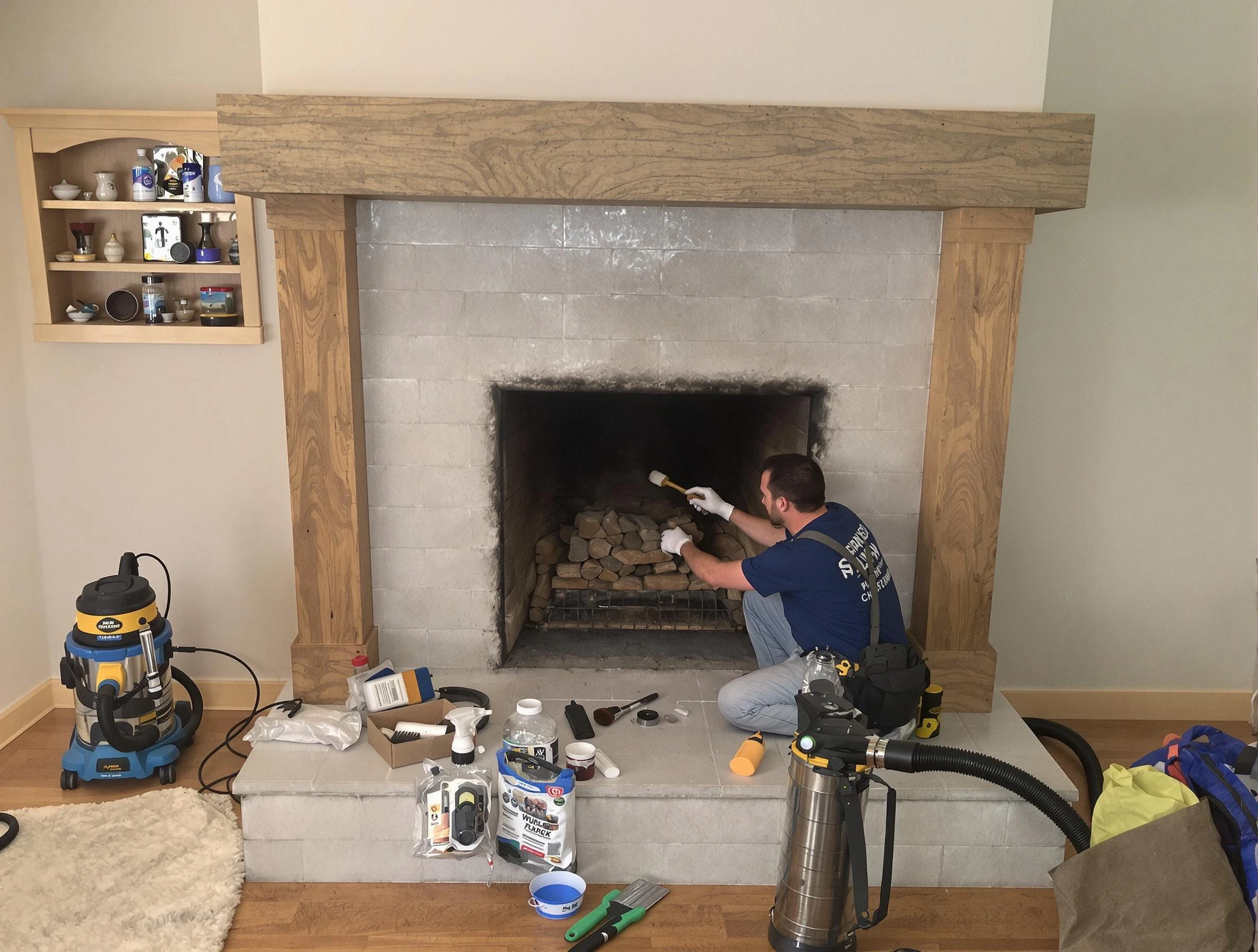Detailed creosote removal process by Mapleton Chimney Sweep in Mapleton, UT